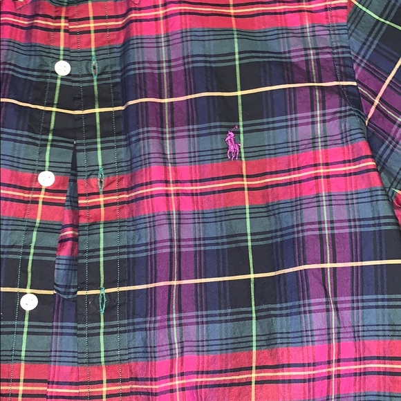 NWOT Ralph Lauren Button Down Plaid Shirt - Picture 2 of 4